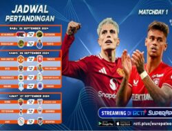 Jadwal Penyiaran Langsung Perserikatan Europa Matchday Pertama Di RCTI+ SuperApp