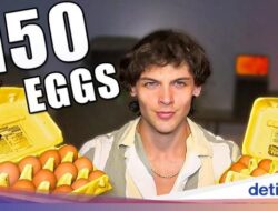 Eksperimen Hanya Makan 150 Telur Pada 5 Hari, Begini Hasilnya