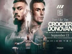 Jadwal Tinju Dunia Lewis Crocker vs Paddy Donovan Berebut Sabuk IBF Lowong