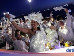 Makan Malam Rahasia Serba Putih 'Diner en Blanc' Kembali Hiasi New York