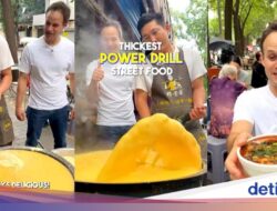 Penjual Bubur Aduk Minuman pakai Alat, Netizen Puji sekaligus Heran