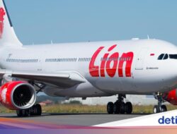 Viral, Pesawat Lion Air Lakukan Crab Landing Pada Angin Kencang