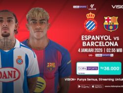 Espanyol Tantang Barcelona Ke LaLiga 2025/26, Ini Jadwal dan Link Tayangnya Ke VISION+