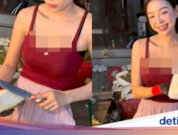 Viral! Sosok Penjual Durian Cantik Karena Itu Sorotan Di Pasar Malam