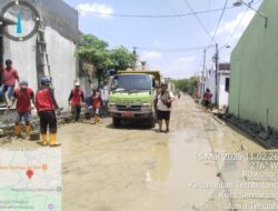 Perkuat Tanggul Dinar Indah Didalam Trucuk Bambu, Mbak Agustin Gerak Cepat Atasi Genangan Air Serentak