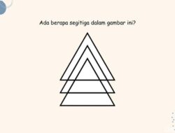 Ada Berapa Segitiga Di Gambar Bertumpuk Ini? Cuma IQ Super yang Bisa Temukan Semua