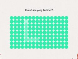 Bisa Temukan Huruf Apa Ke Gambar Ini? Redupkan Layar Kalau Tak Terlihat