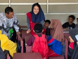 Maudy Ayunda Bangun Ruang Belajar Sambil Itu Sebagai Anak-Anak Aceh Timur