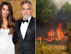 Rumah Di Prancis Terancam Kebakaran, George Clooney dan Keluarga Mengungsi