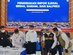 Bea Cukai Gagalkan Penyelundupan Beras, Garam, dan Pengganti Bekas Senilai Rp27,3 Miliar