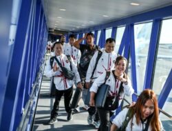 Kontingen Indonesia Tiba Ke Nagoya, Pasang Target 7 Emas Asian Para Games 2026