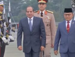 Pemimpin Negara Mesir El-Sisi Tiba Di Indonesia, Besok Bertemu Prabowo